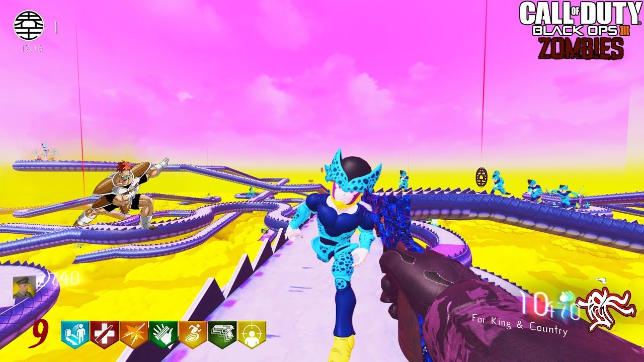 EL MAPA IMPOSIBLE CUSTOM ZOMBIES DRAGON BALL Z RETO | BLACK OPS 3 ZOMBIES MOD TOOLS