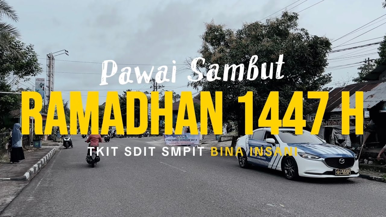 Maryam nonton Pawai Sambut Ramadhan 1447 H