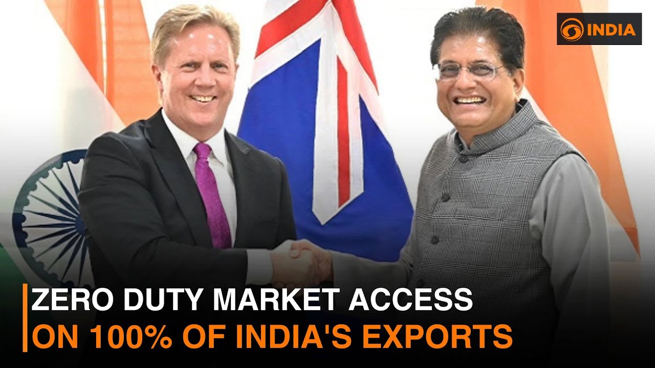 Zero Duty market access on 100% of India's exports