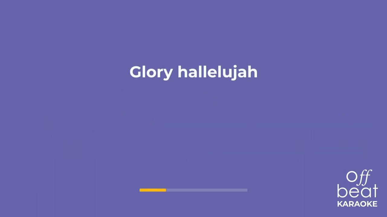 Teleman - Glory Hallelujah (Karaoke Version)