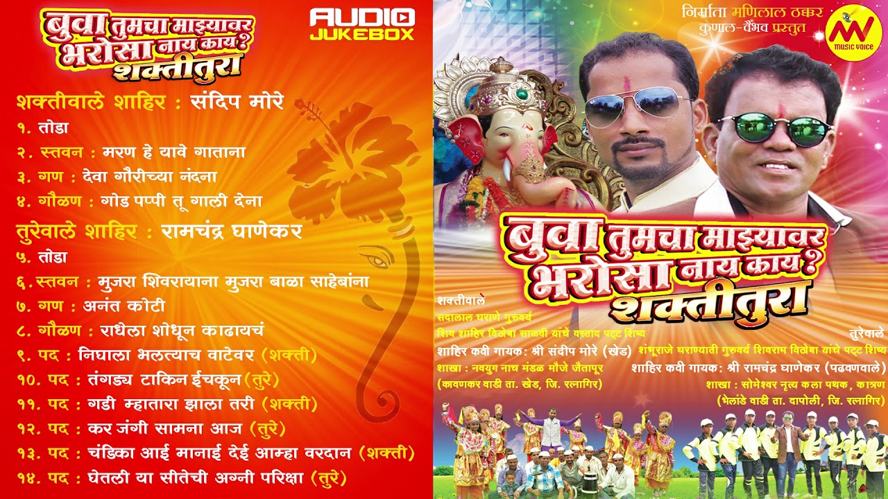 Shakti Tura | SANDEEP MORE | Ramchandra Ghanekar | Buva Tumcha Majhavar Bharosha | Audio Jukebox.