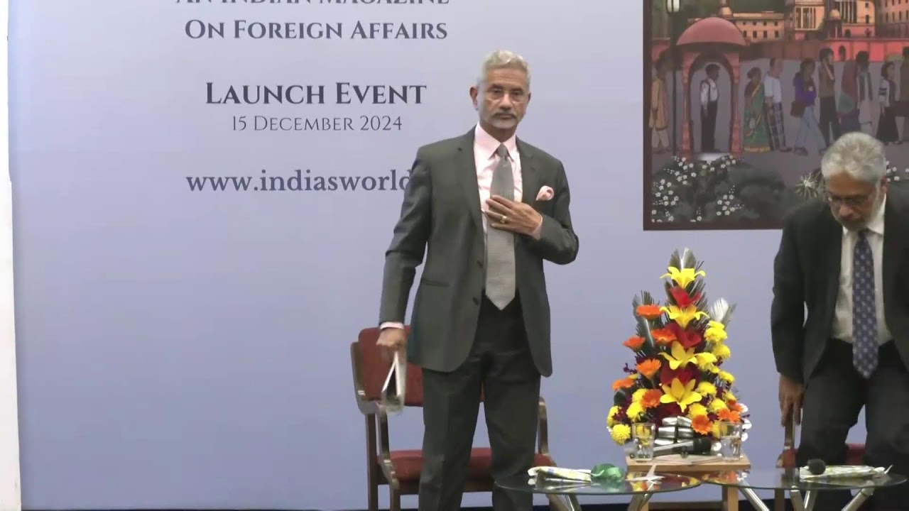 EAM: Launch of India’s World Magazine (December 15, 2024)