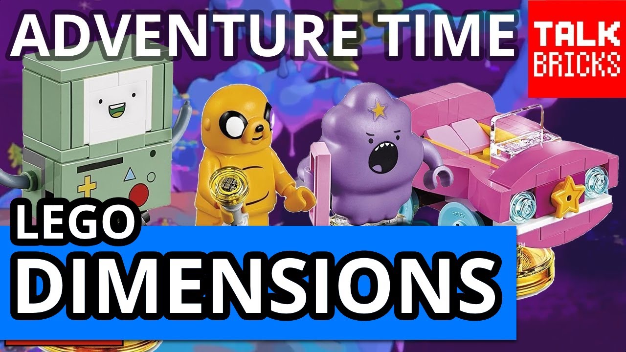LEGO Dimensions Adventure Time Team Pack Review! Jake the Dog! Lumpy Space Princess! Set 71246