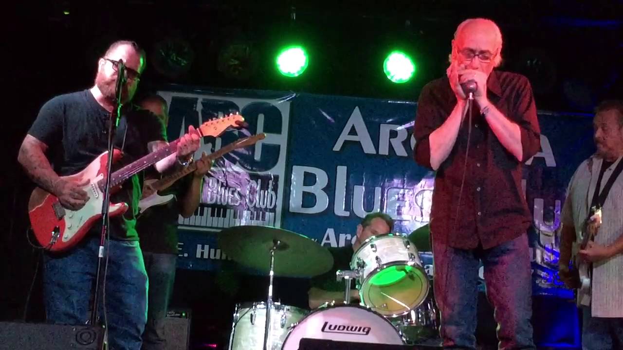 Chef Denis Depoitre.Harmonica.Johnny Main and BR Millon .Guitars . August 2016.