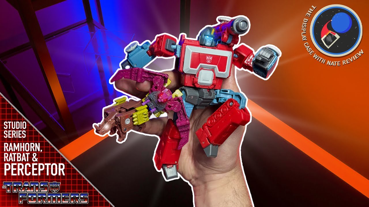 Распаковка и обзор игр серии Transformers Perceptor, Ramhorn и Ratbat Studio