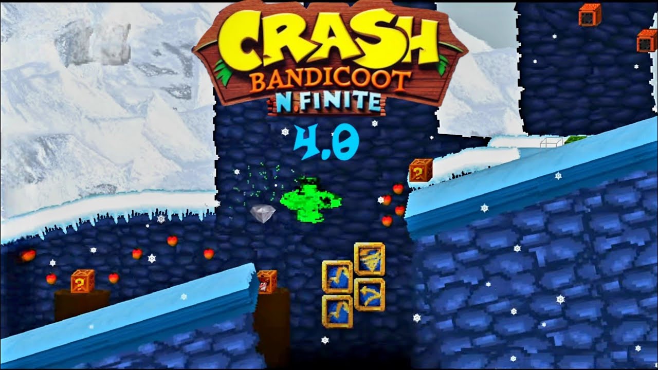 Crash Bandicoot: N. Finite Fan Game: Part 16: Frozen Hill (4.0)