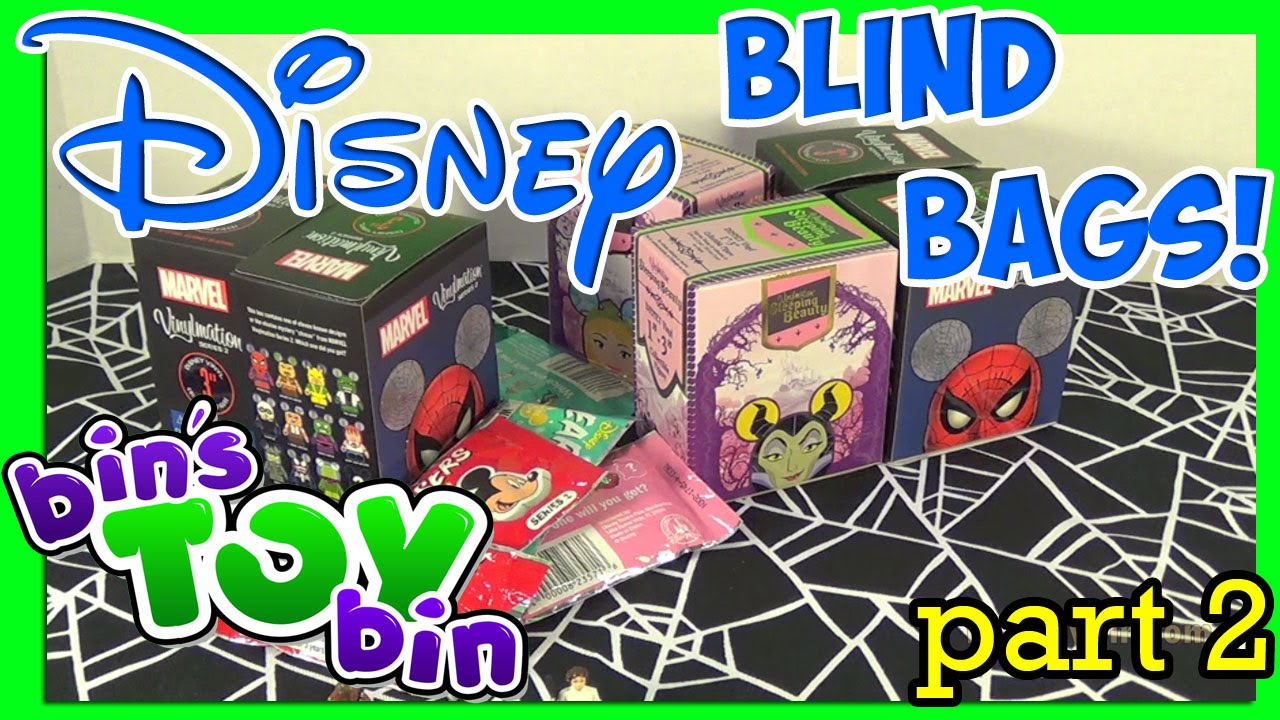 Disney World Blind Bags Opening Pt. 2 - EARasers & Vinylmation! by Bin's Toy Bin