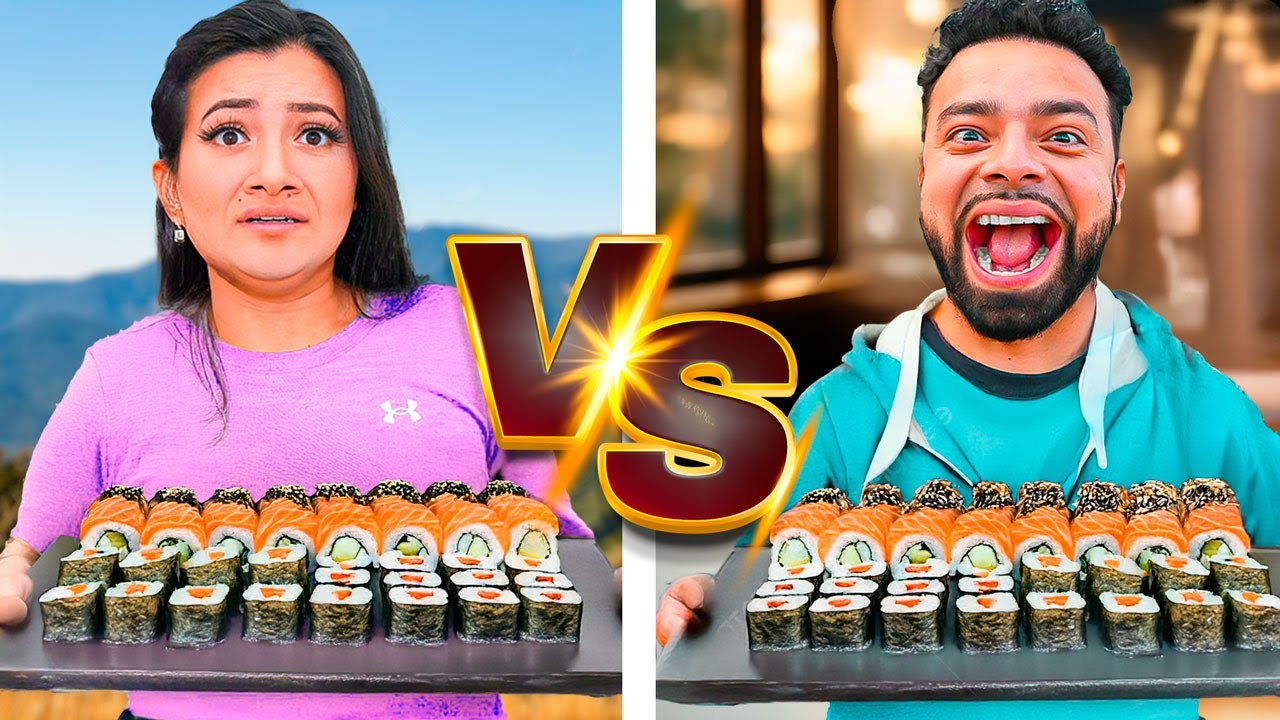 CUANTOS SUSHIS PODRE COMER 🍣 CON DANNY FITT
