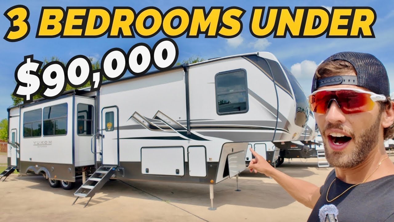 3 bedrooms, outdoor kitchen, under $90k 🤯 2024 Dutchmen Yukon 412DB fifth wheel RV