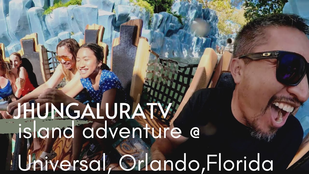 Universal’s Orlando, Florida. Islands of Adventure Popeye & Bluto's Bilge-Rat Barges Ride