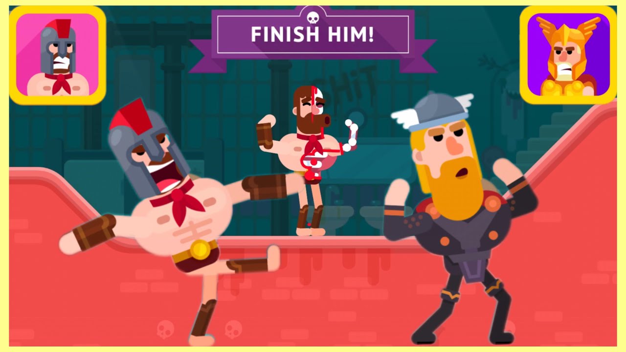 Bowmasters: LEONIDAS vs THOR! | Spartan vs God ⚔️⚡