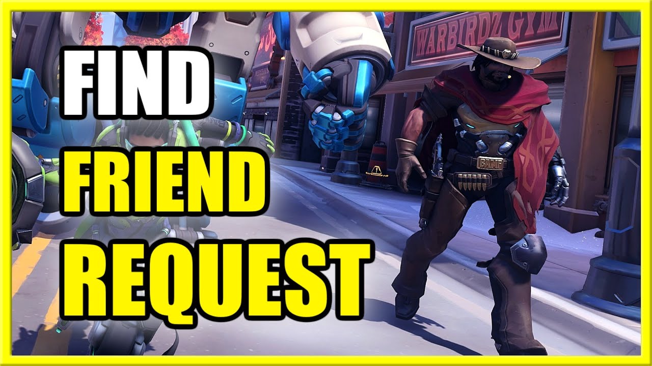 How to FIND and ACCEPT Friend REQUESTS in OVERWATCH 2 (Easy Tutorial)