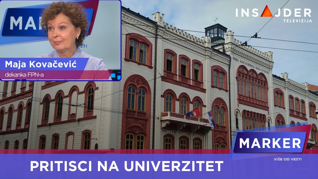 Dekanka FPN: Represija se povećala vremenom, ali će Univerzitet izdržati pritiske