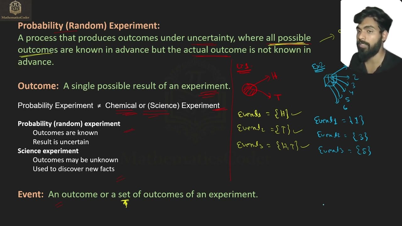 Probability Experiment vs Scientific Experiment | Understanding Randomness & Events