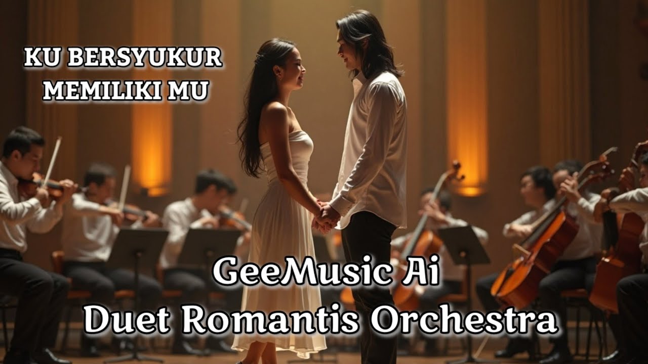 ❤️ KU BERSYUKUR MEMILIKIMU❤️ @geemusicai - Duet Romantis Pop rock orchestra penuh makna 