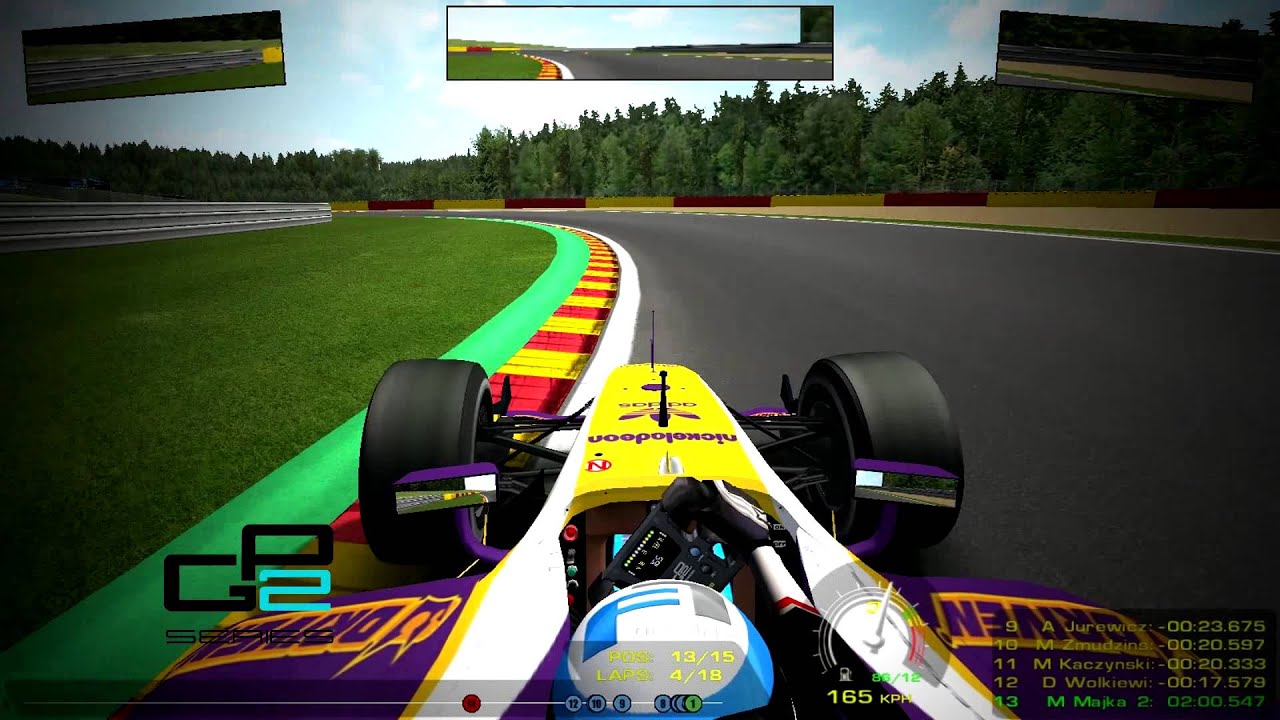 rFactor / F1Online | GP2 - Belgian GP (1080p60fps)