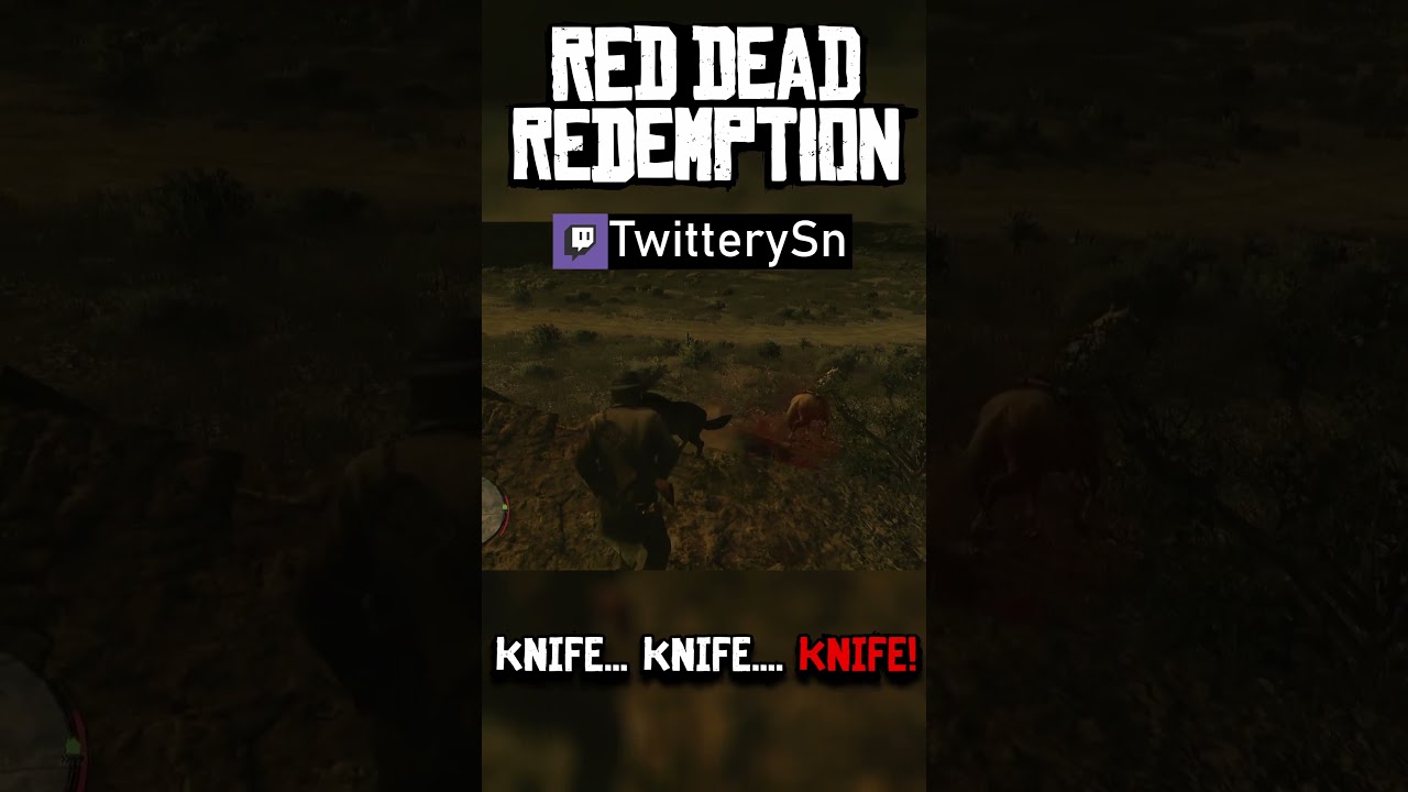 Нож... Нож... НОЖ!! 🔪🐺| Клип со стрима #rdr #gaming #games #shorts