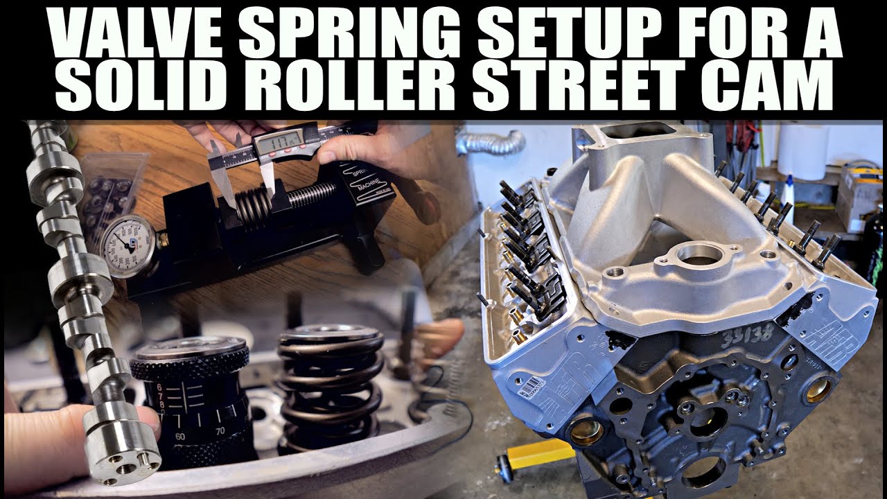 Setting up valve springs for a solid roller street cam AFR 210 heads / 400CID SBC / LSM SM-1000