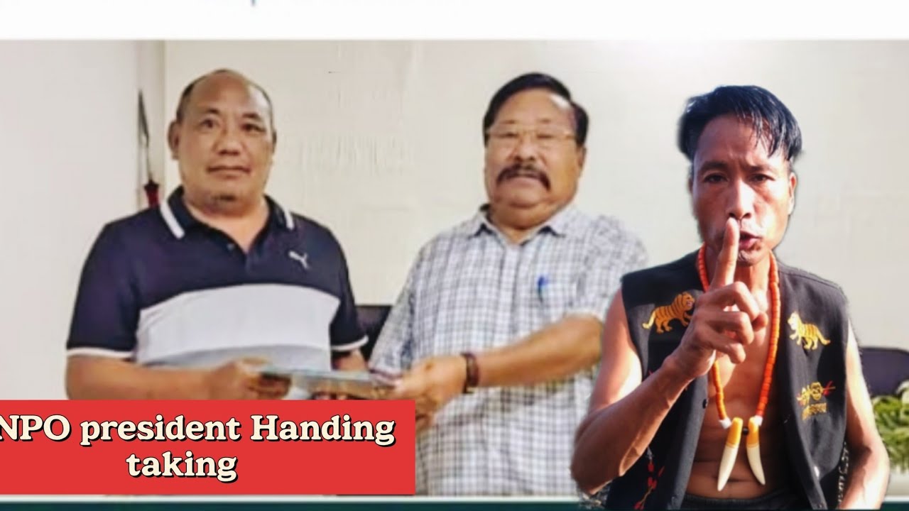 ENPO President  handing  taking  in saramati Hotel Dimapur