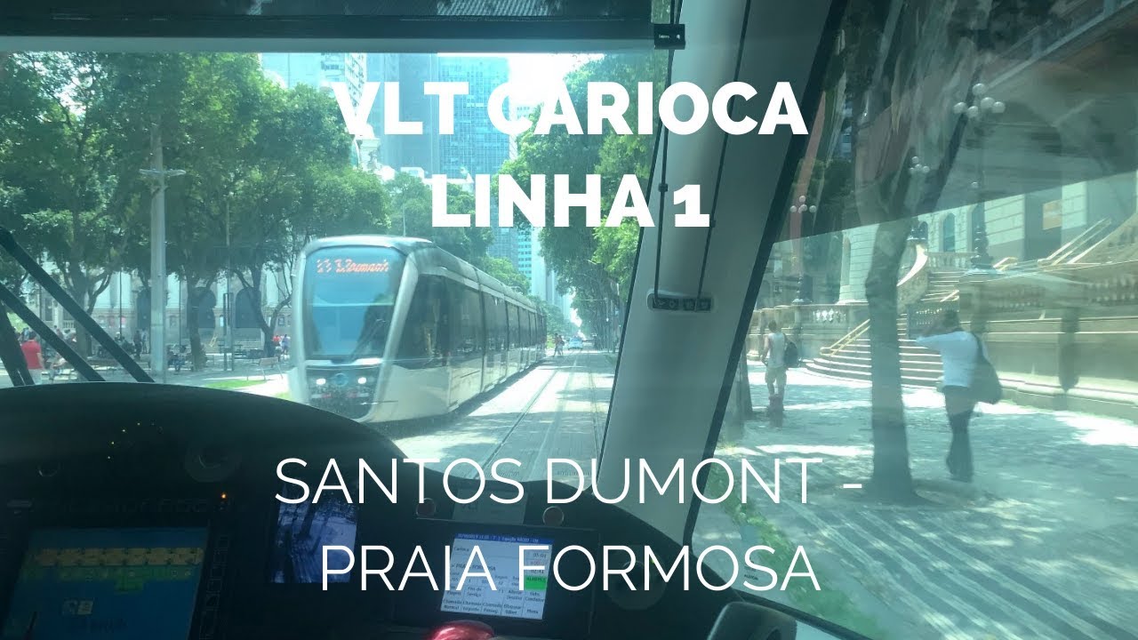 🇧🇷🚊 VLT Carioca - Linha 1 - Santos Dumont ➜ Praia Formosa