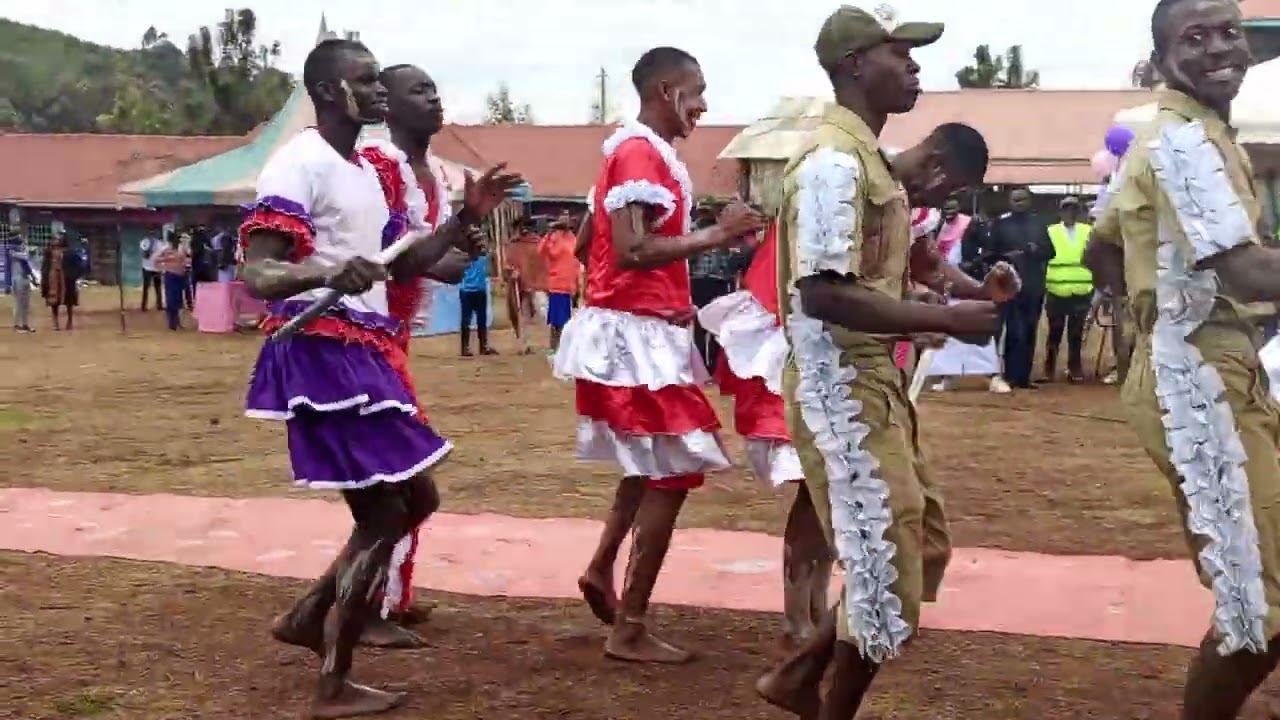 Luhya dance  in culture day HOST in mount kenya region -KIIRUA TECHNICAL TRAINING INSTITUTION MERU 