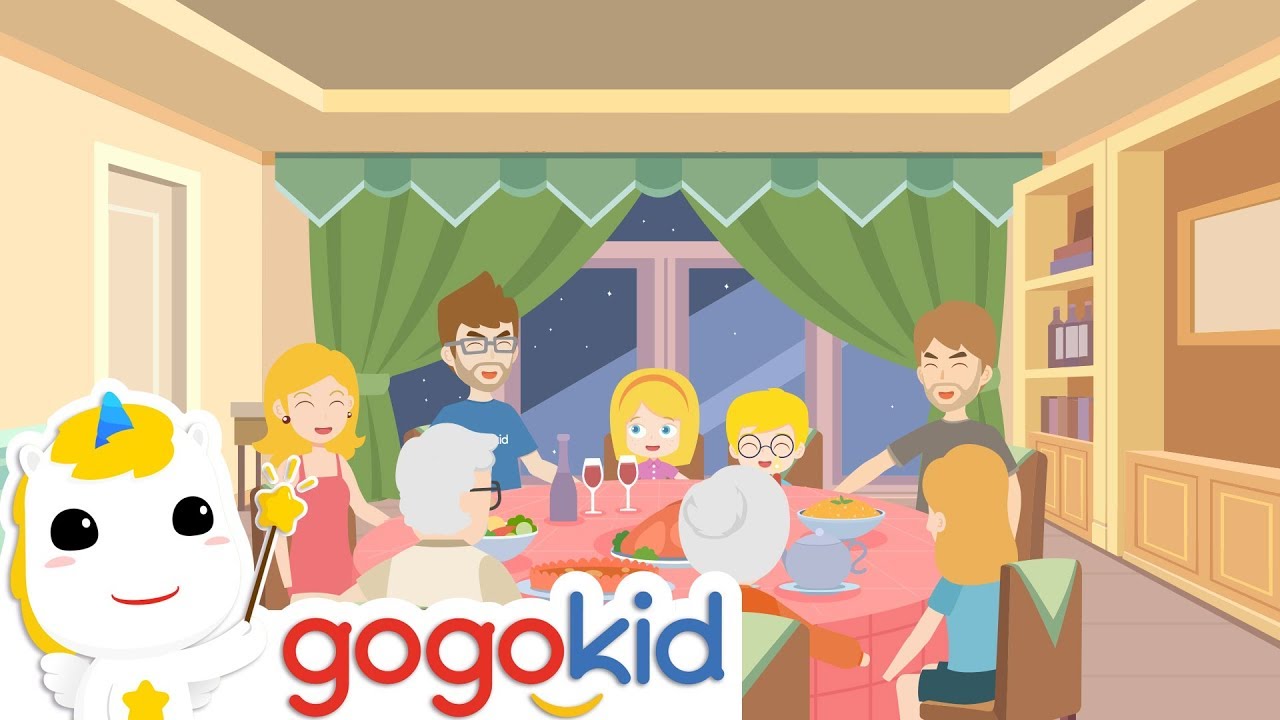 Thanksgiving Day（2019）| Kids Songs | Nursery Rhymes | gogokid iLab | Songs for Children