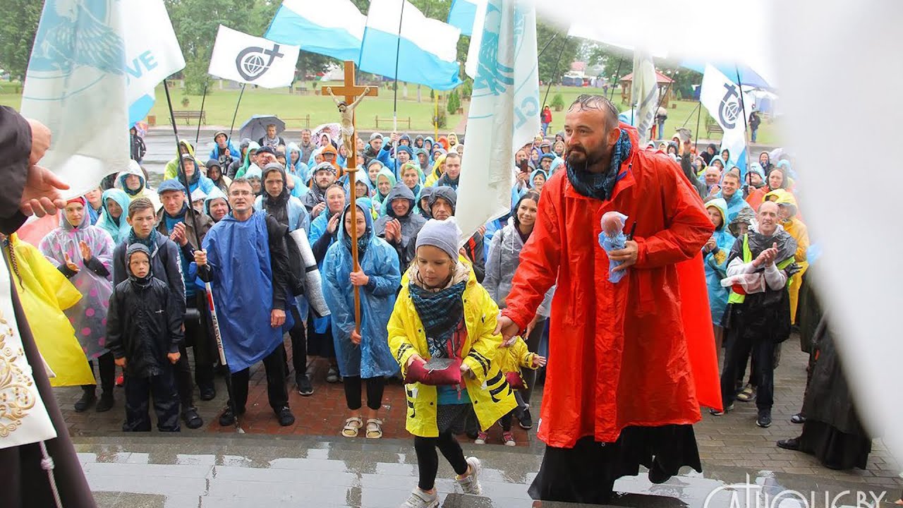 Будслаў 2019 — Прыход пілігрымаў і Святая Імша