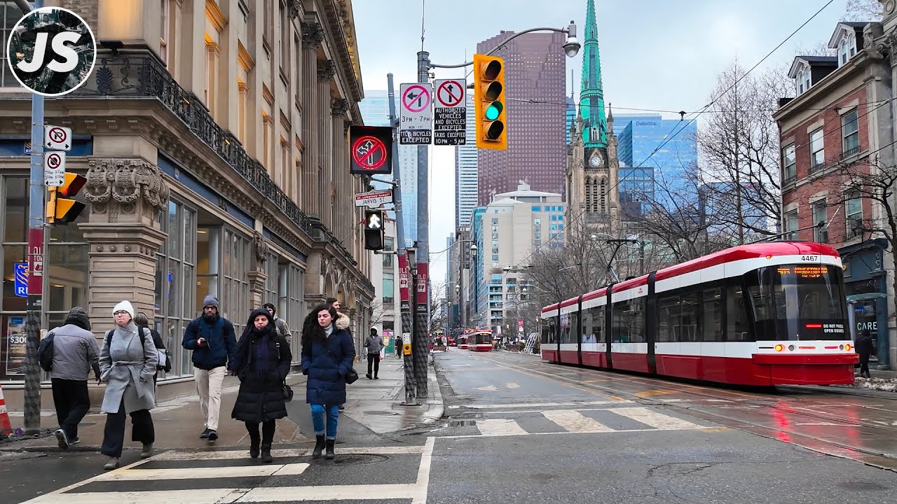 Ontario Street on Election Day (& King East) | Toronto Walk (Feb 2025)