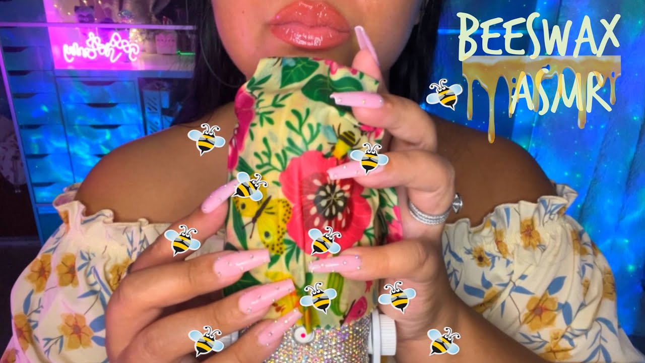 ASMR Brand NEW Beeswax Wraps Triggers🐝🍯💛