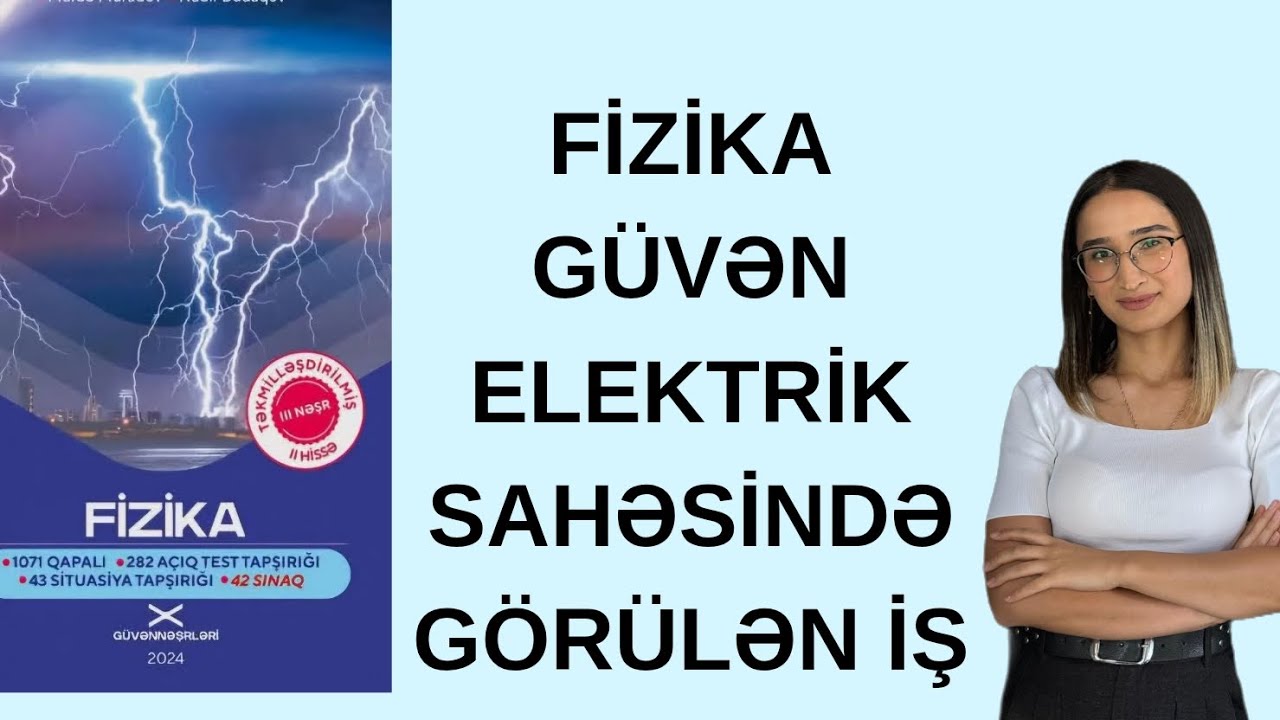 Fizika|Güven 2024|Elektrik sahesinde görülen iş