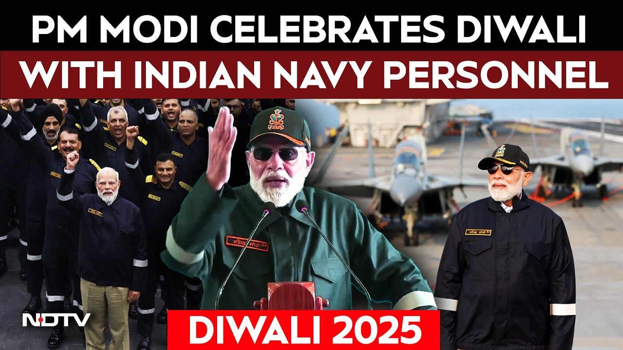 PM Modi In Goa | PM Modi's Diwali Celebration With Navy Personnel