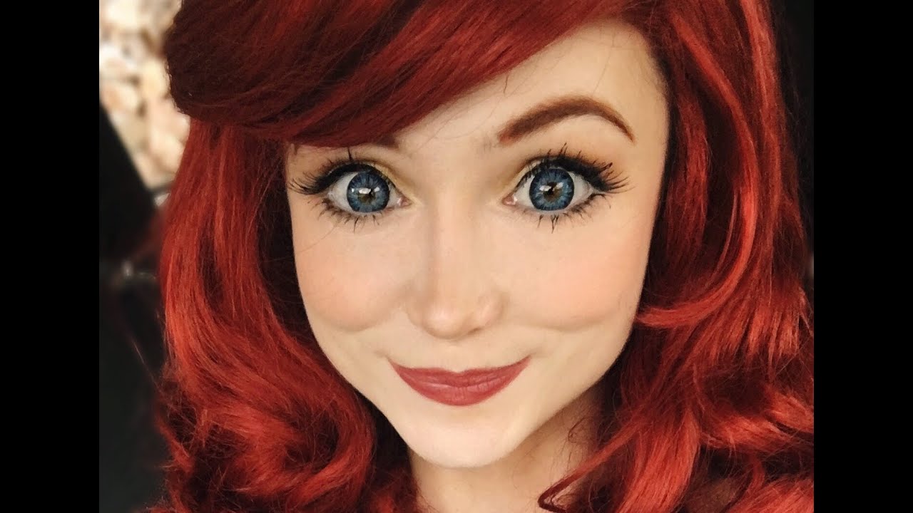 Урок макияжа Ариэль из «Русалочки» | Макияж для костюма