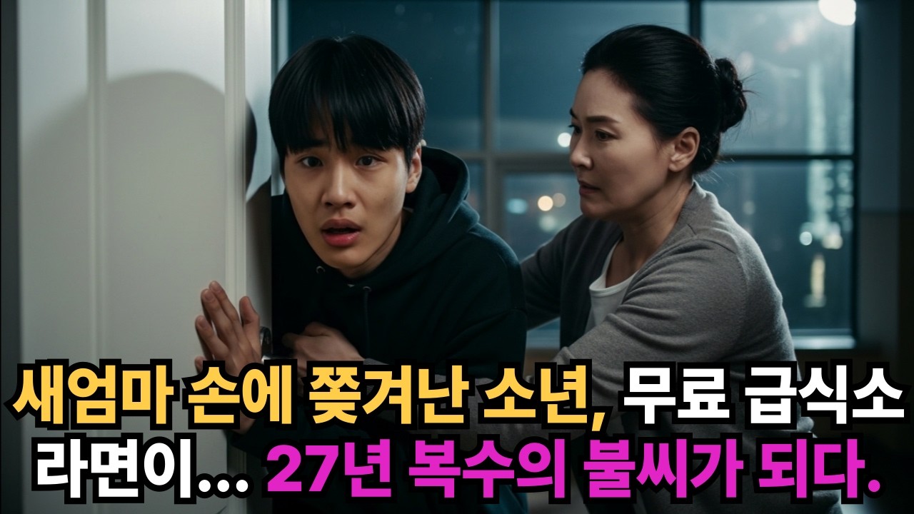 새엄마 손에 쫓겨난 소년, 무료 급식소 라면이 27년 복수의 불씨가 되다