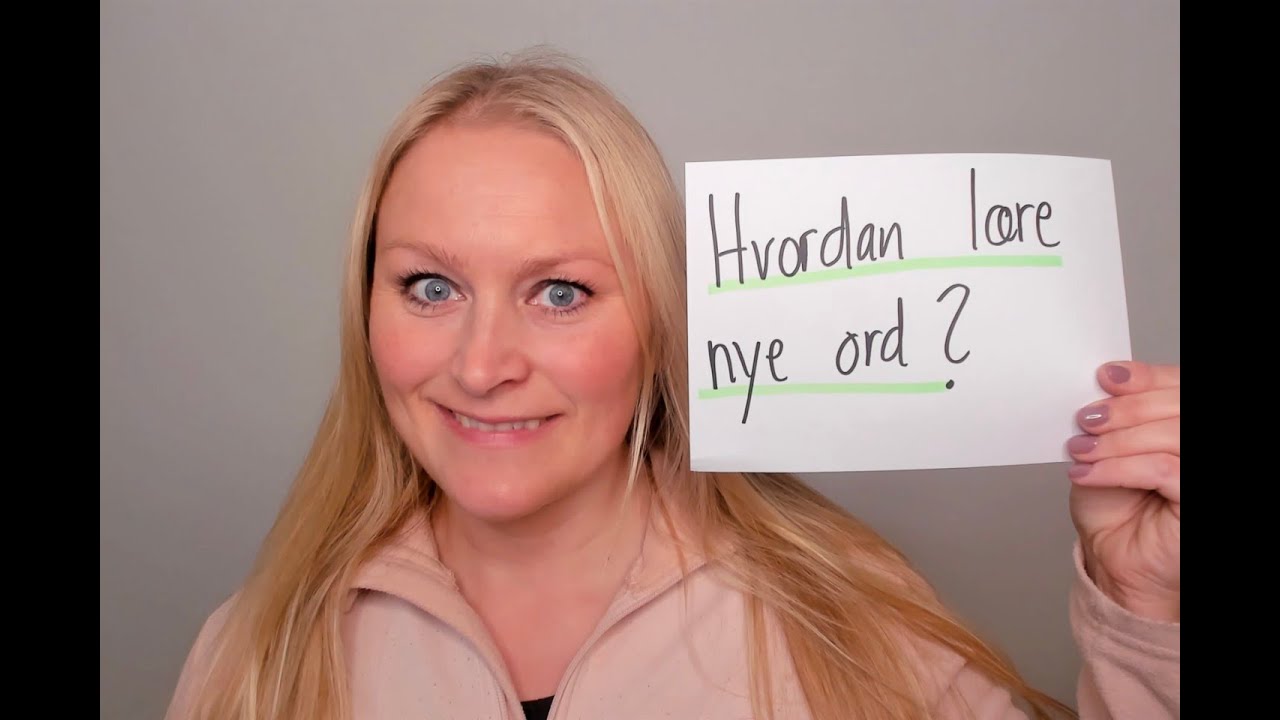 Video 1087 Hvordan lære nye ord?