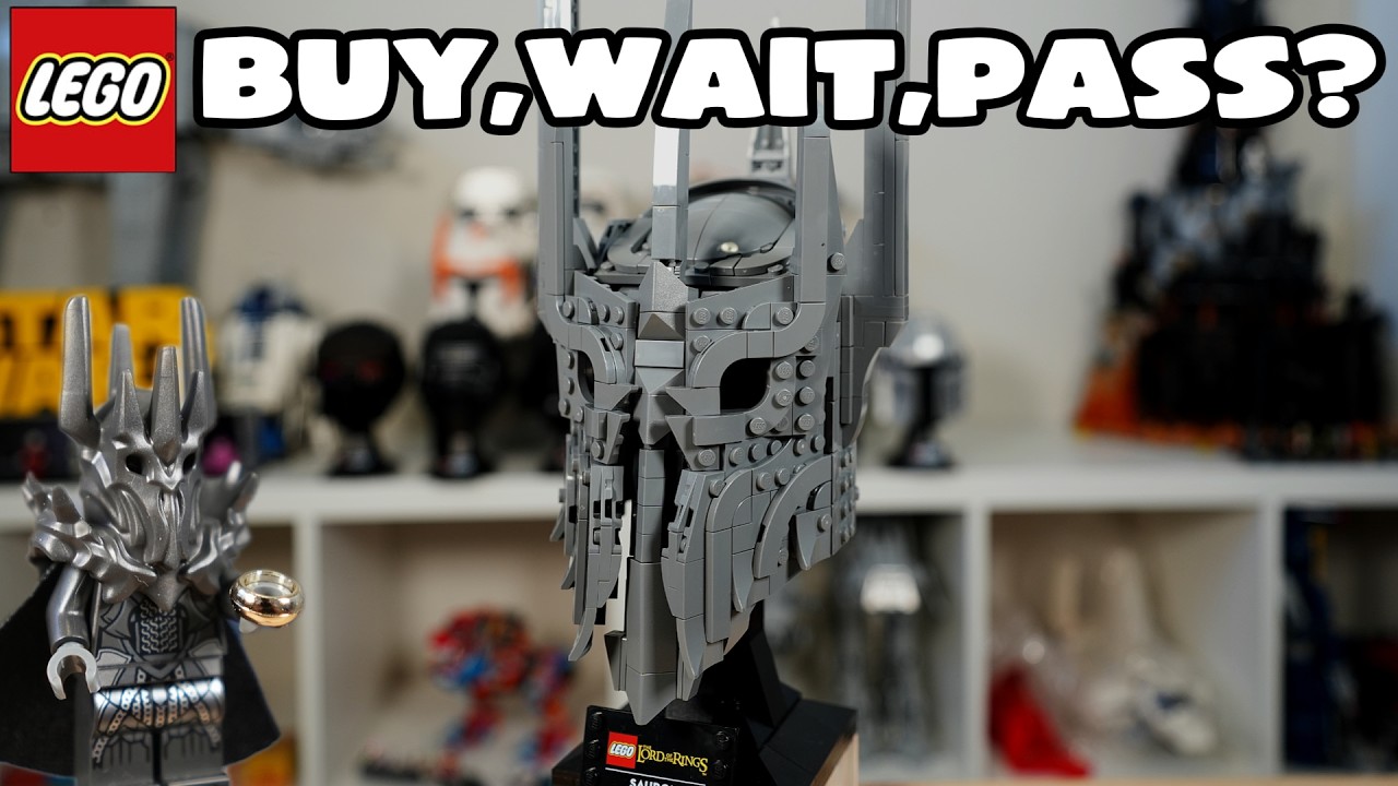 One Of The Best LEGO Helmets Ever Created? Review - 11373 LEGO LOTR Sauron's Helmet