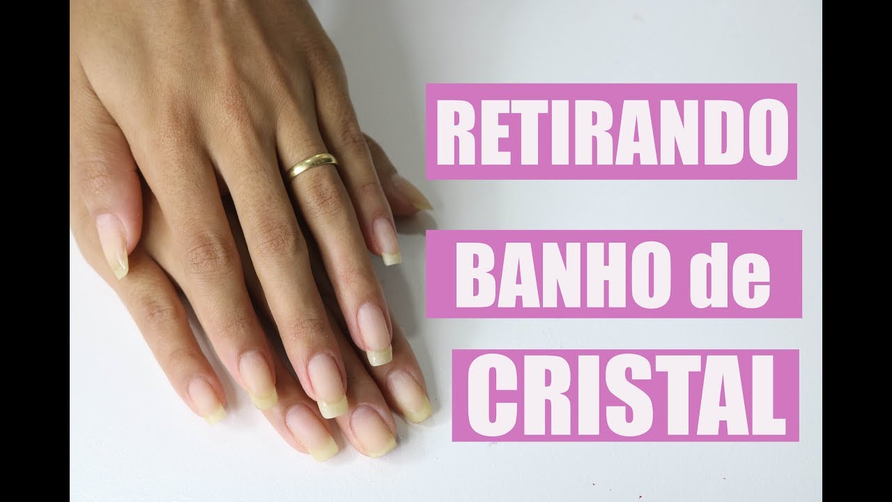 COMO RETIRAR O BANHO DE CRISTAL | Neia Belas Unhas
