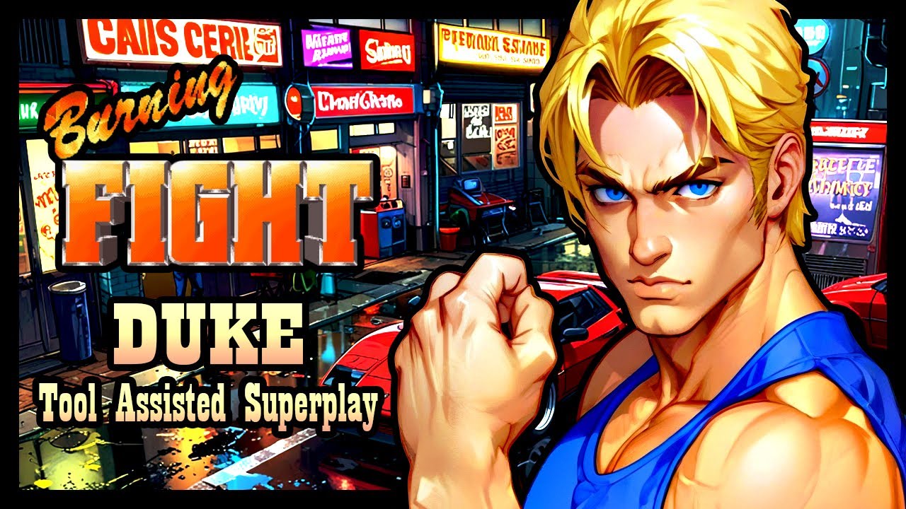 【TAS】BURNING FIGHT (ARCADE \ 1991) - DUKE