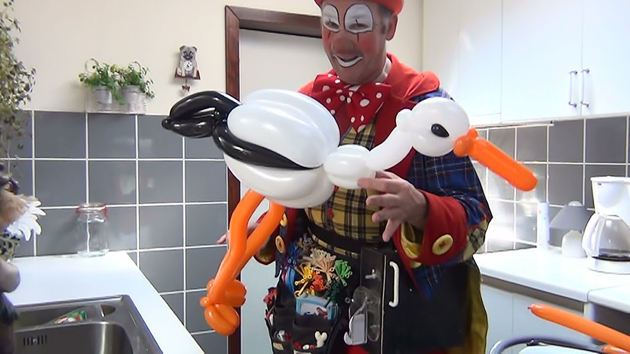 How to make a balloon stork