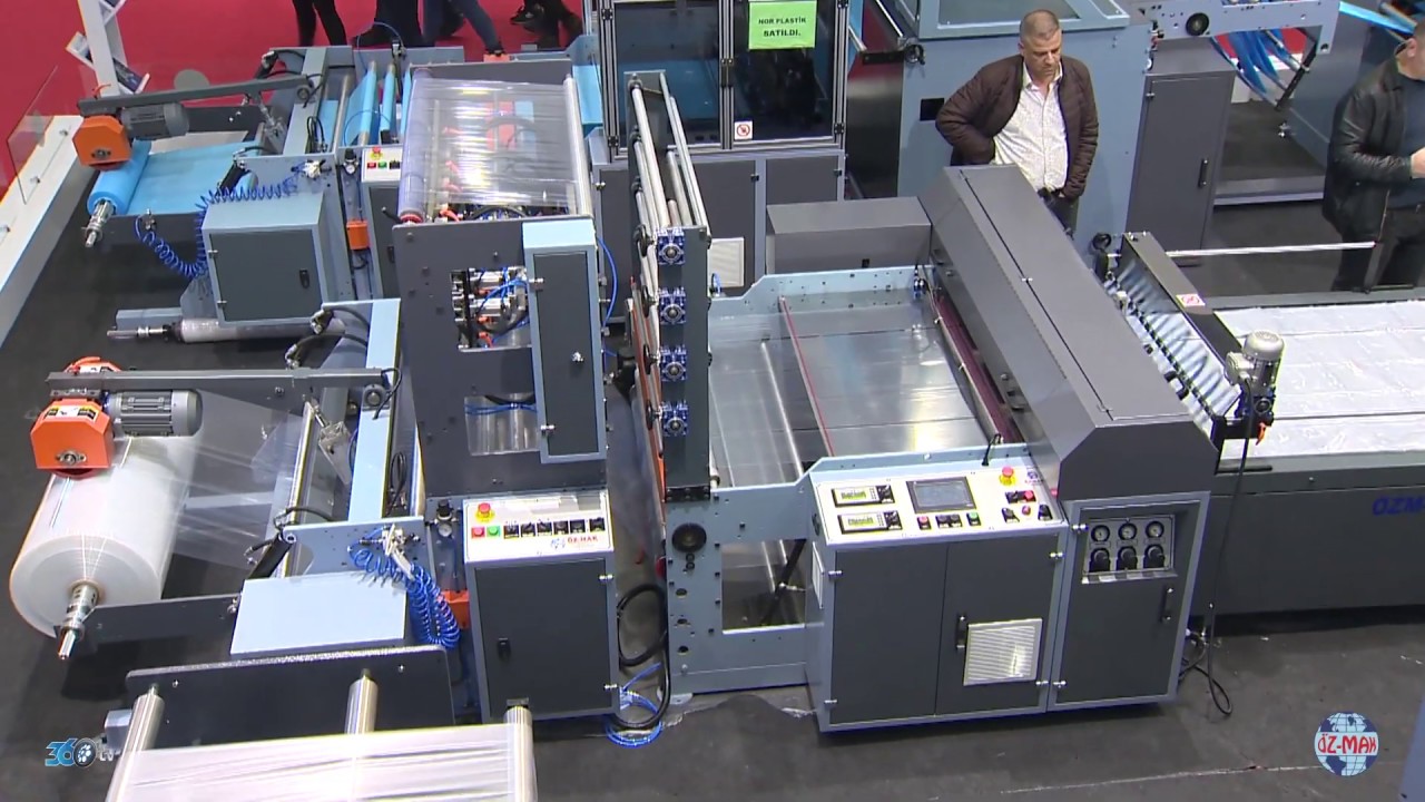 ÖZM 1100 BF Bottom Sealing Bag Making Machine(Flying Knife) - Dip Dikişli Torba Mak(Uçan Bıçaklı)