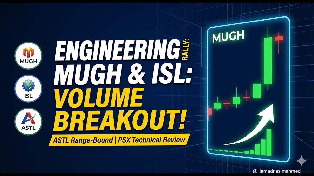 Mughal & ISL Volume Breakout! | ASTL Support Levels | Engineering Sector PSX Review 16-1-2026