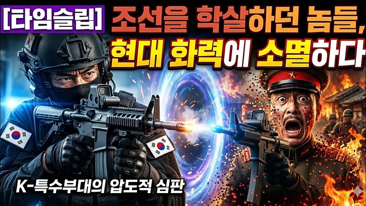 조선인을 학살하던 일본군, 미래에서 온 'K-전사'들에게 마주친 결과...
