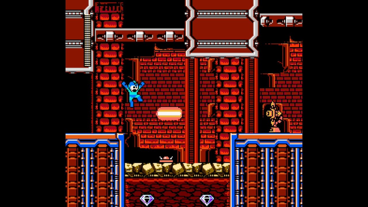 ロックマンメーカー　（megaman　maker）溶岩ステージ