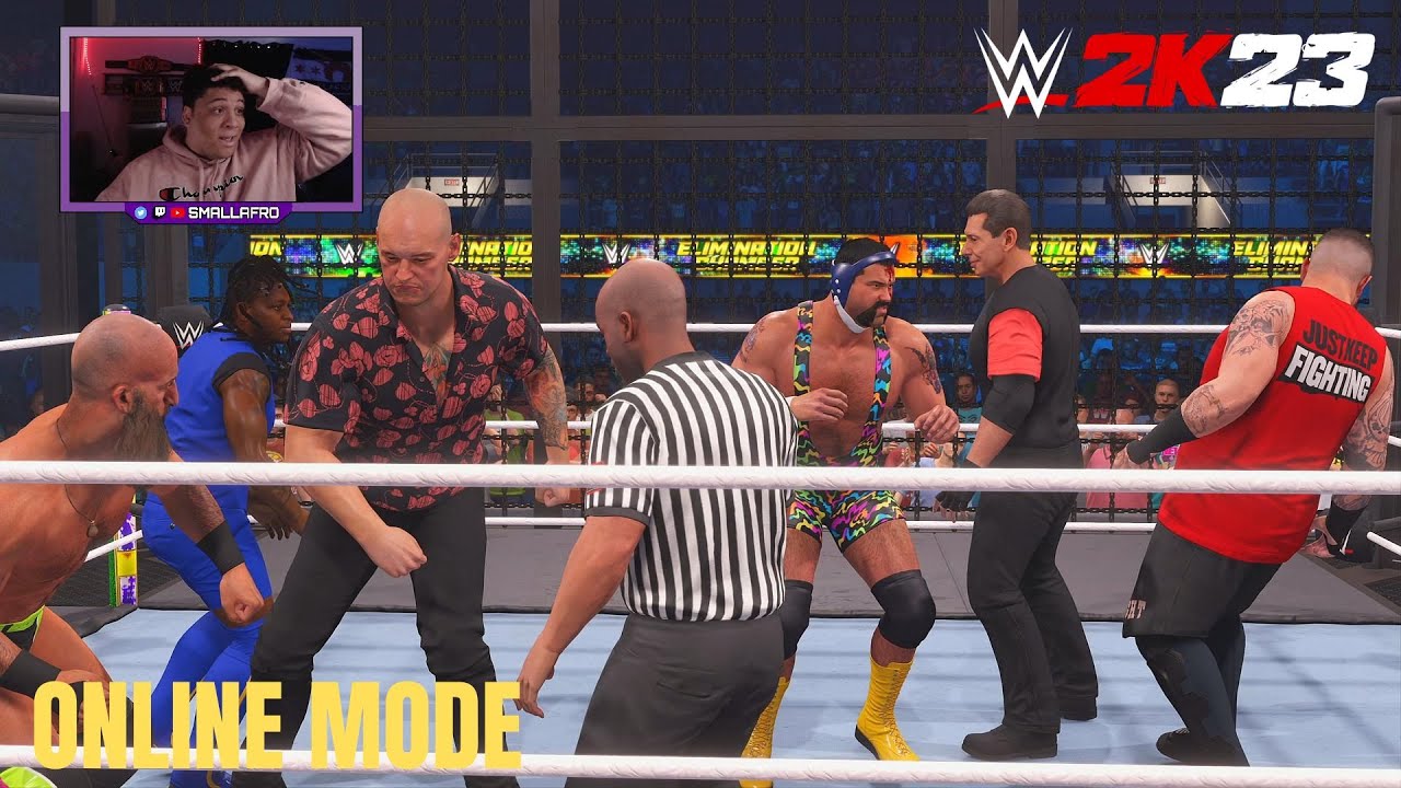 THE BEST ELIMINATION CHAMBER MATCH OF ALL TIME (WWE 2K23 Online)