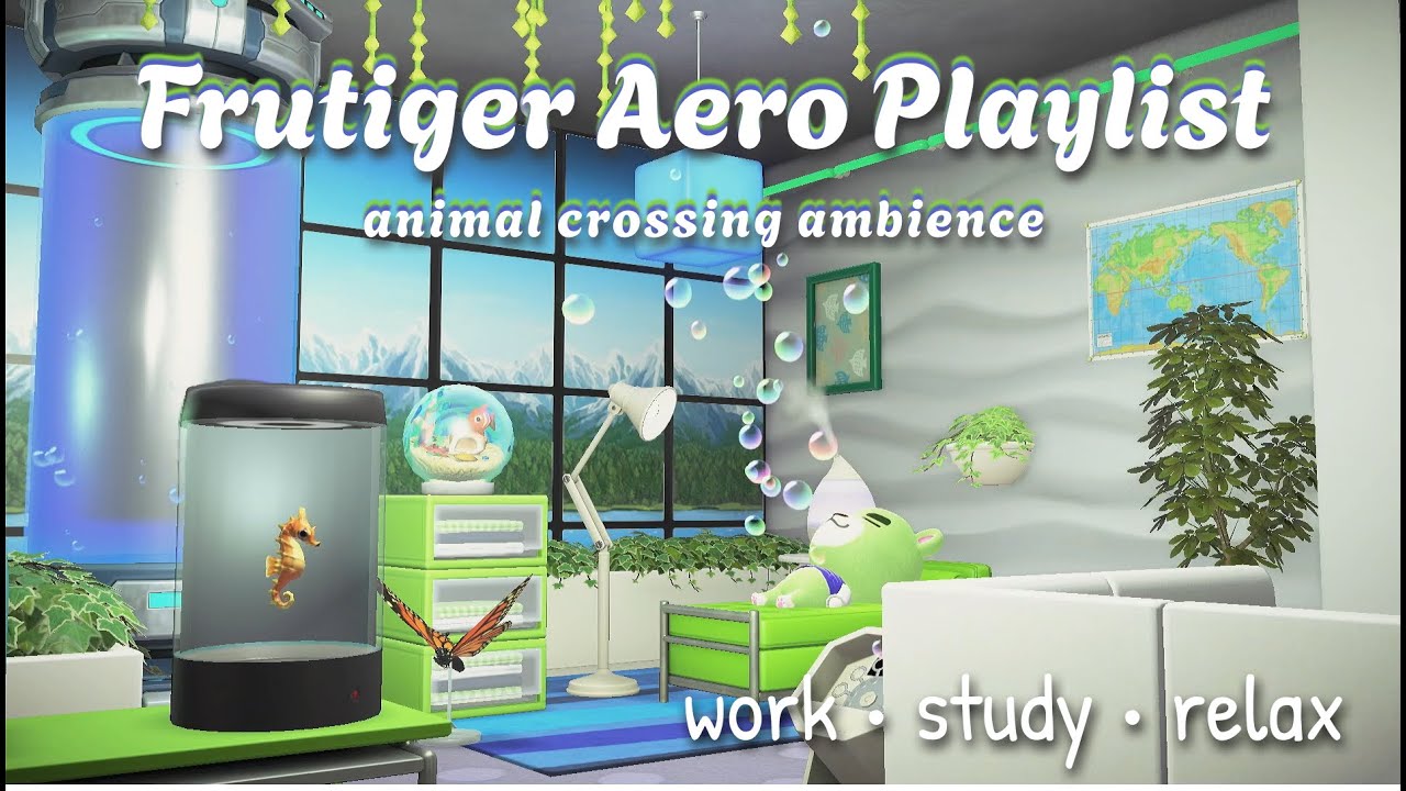 frutiger aero playlist 🐠 | acnh ambience | 2000s nostalgia ambience | work and study music