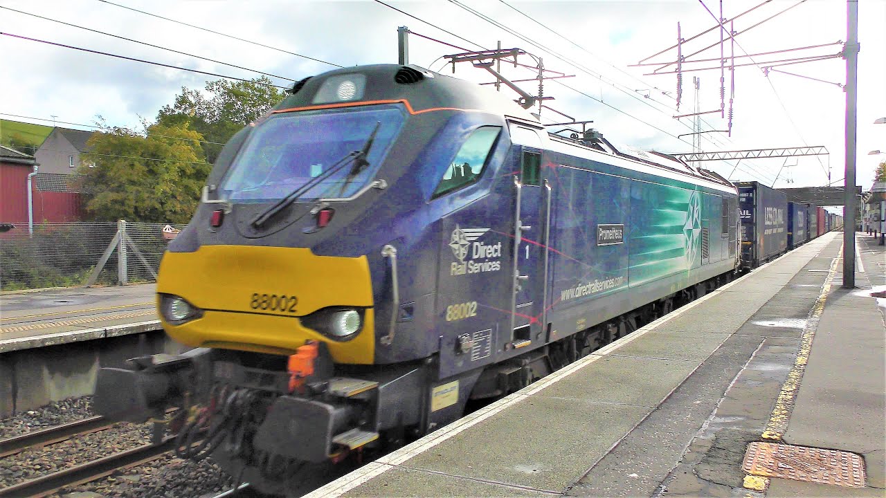 (4K) Trains at Lockerbie, WCML + LNER Diversions 10/10/20