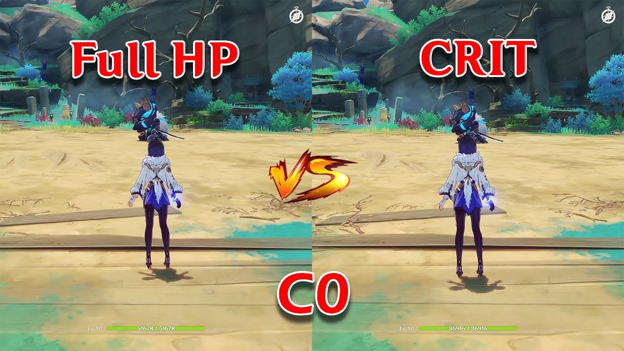 Yelan HP Build vs CRIT Build!! which is the best? Gameplay COMPARISON!!!