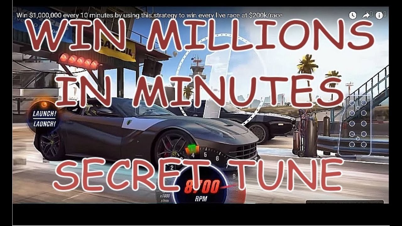 Win $1,000,000 in 10 minutes by using this strategy- no CHEAT or GLITCH -Win every live race @ $200K