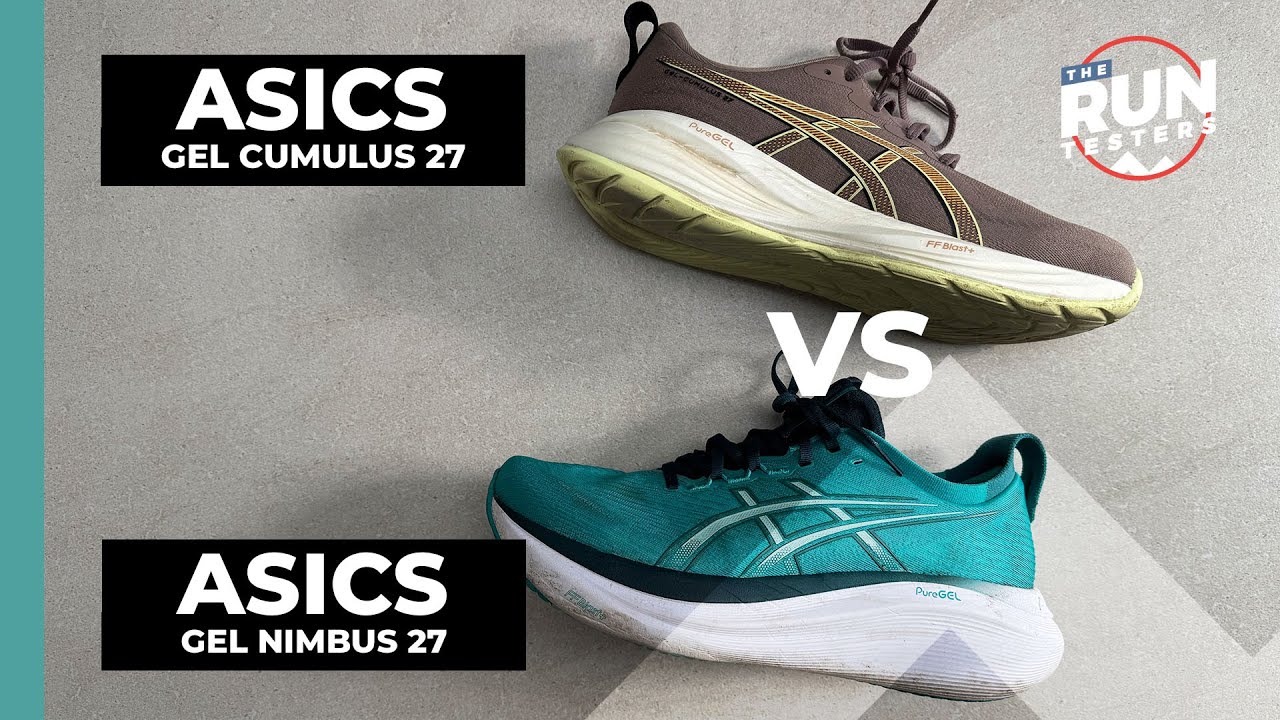 ASICS Gel Cumulus 27 vs Nimbus 27: What's the best ASICS running shoe for daly miles?