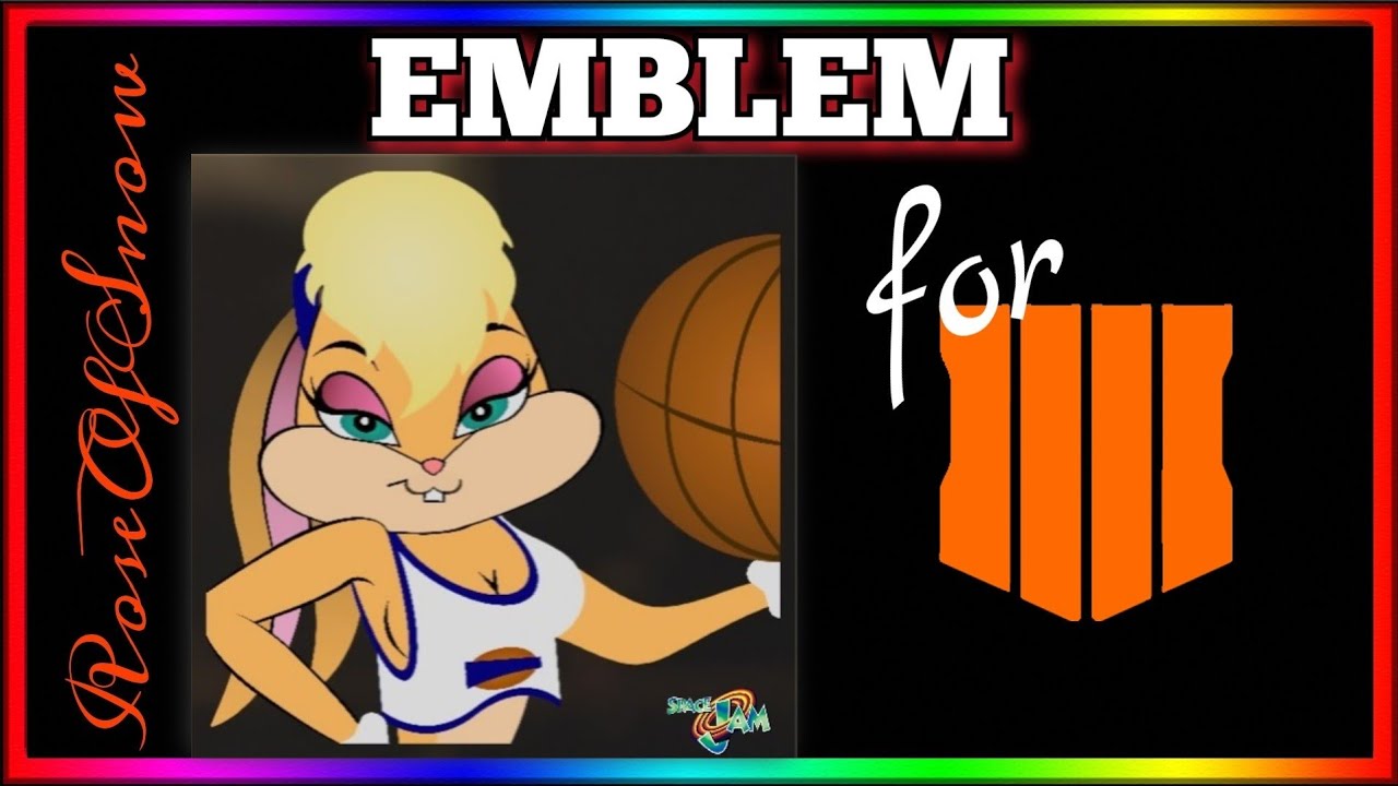 LOLA BUNNY SPACE JAM EMBLEM - call of duty Bo4