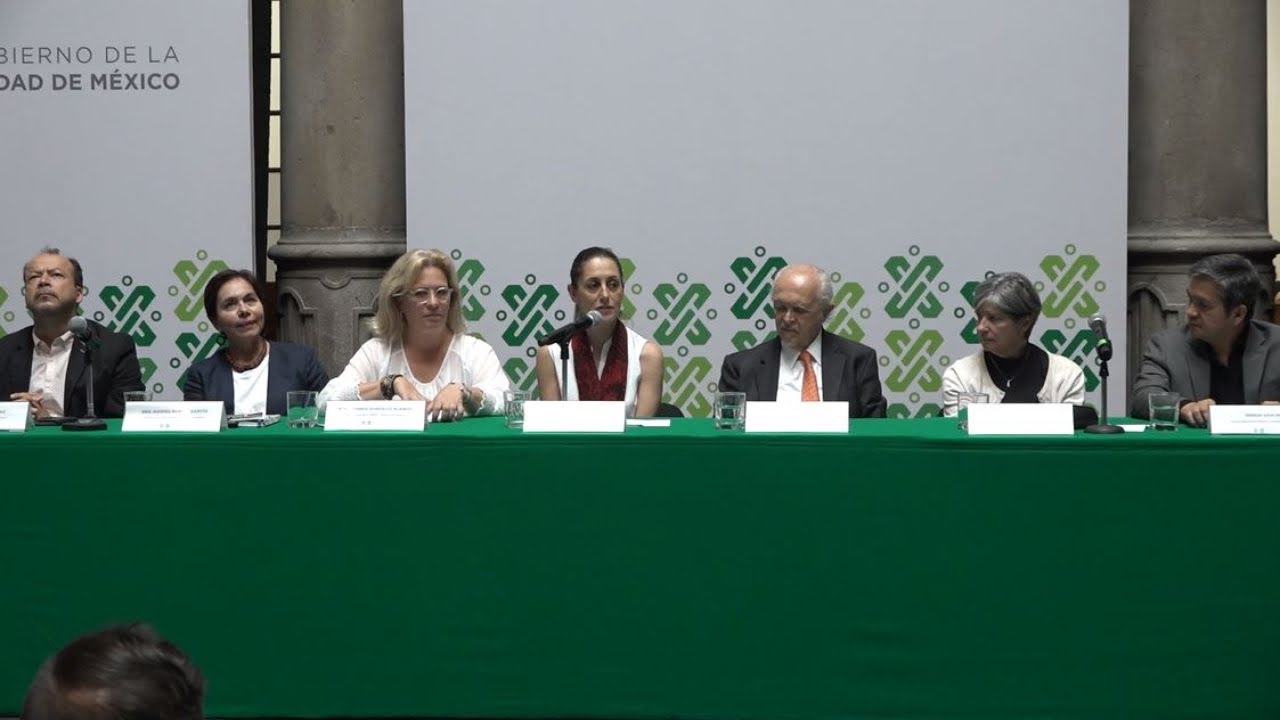 Conferencia de prensa sobre las condiciones ambientales en el Valle de M&eacute;xico